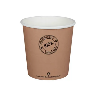 Produktbild von 125x  Suppenbecher ToGo Verpackung aus Karton 650ml Ø11.5cm bis 100°C