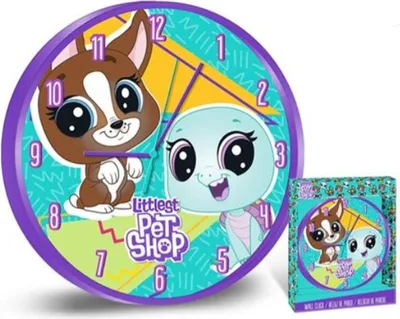 Produktbild von Littlest Pet Shop Wanduhr - 25 cm - fur Kinder