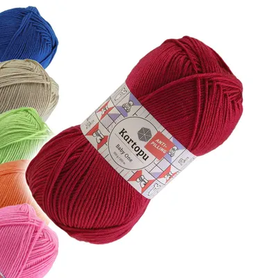 Produktbild von 100g Strickgarn Kartopu BABY ONE Antipilling Babywolle Babystrickgarn, 45 Farben