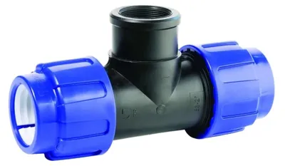 Obrázok produktu pre PP PE tvarovka T-kus 16 x 1/2" IG x 16