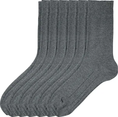 Produktbild von Erwin Müller Uni-Socken 6 Paar grau 35 - 38
