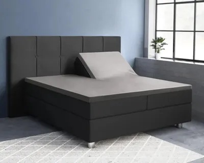 Produktbild von Primaviera Deluxe Splittopper Satin Spannbetttuch grau 160 x 200 cm