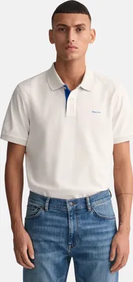 Obrázek produktu pro Polokošile Gant hladká bílá bavlna regular fit