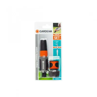 Obrázek produktu pro 19 mm 3/4" hadicová zavlažovací sada 1 šroubení Aquastop a 1 zavlažovací kopí od společnosti GARDENA - 18290-26