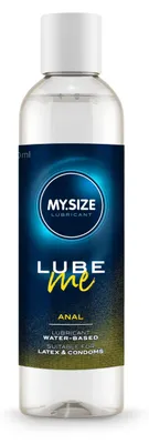 Immagine prodotto di MY.SIZE Lube Me 300ml – Lubrificante anale premium a lunga durata, a base d’acqua e delicato sulla pelle | Idratazione naturale e applicazione delicata | Senza profumo e compatibile con i preservativi