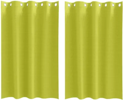 Obrázok produktu pre vidaXL Zatemňujúce závesy s krúžkami 2 ks Zelená 175 x 140 cm