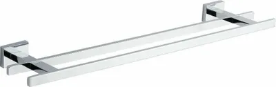Zdjęcie produktu dla APOLLO podwójny wieszak na ręczniki 550x157mm, chrom