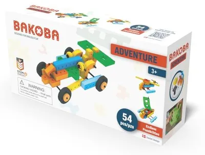 Obrázek produktu pro Stavební hra s kostkami Adventure, Bakoba