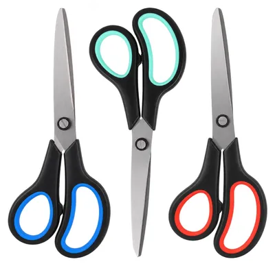 3er-Set Haushaltsscheren, Edelstahl, 20,2 cm, Allzweckschere