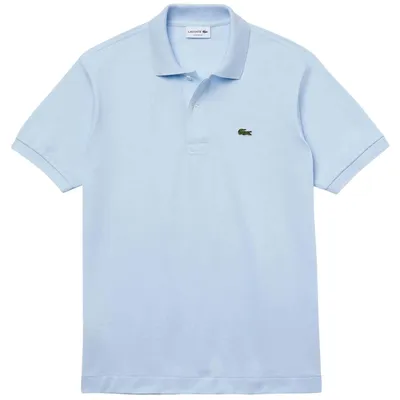 Produktbild von Lacoste Polo weite Passform hellblau einfarbig Baumwolle