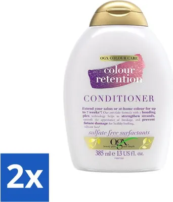 Produktbild von OGX Farberhaltungs-Conditioner für coloriertes Haar, 385 ml - Vorteilspack - 2 Stücke