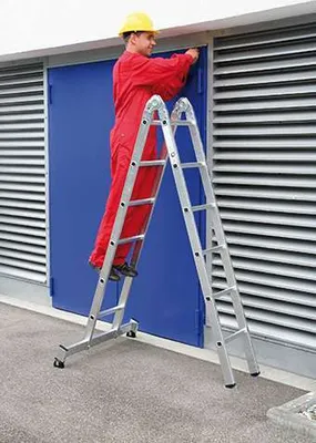 Produktbild von Guenzburger Steigtechnik MUNK 32208 Aluminium Klappleiter inkl.