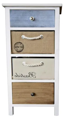 Produktbild von Kommode Schrank mit bunten Schubladen, Größe: Mittel, 74x38x28cm
