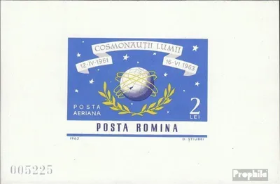 Produktbild von Briefmarken Rumänien 1964 Mi Block56 (kompl.Ausg.) gestempelt Weltraumfahrt