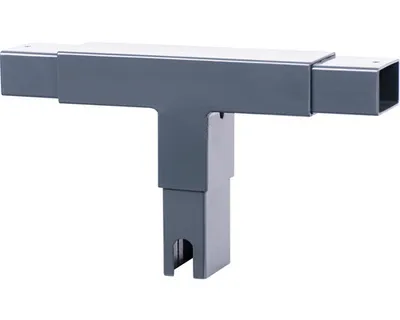 Immagine prodotto di Alberts 740115 Elemento centrale, zincato a caldo antracite, lunghezza: 300 mm, larghezza: 150 mm, profilo: 60 x 40 mm