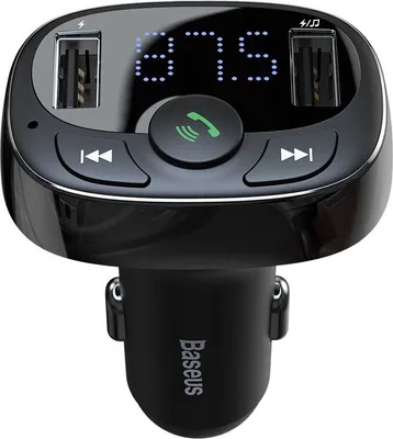 Produktbild von Baseus CCMT000001 FM-Sender 87,5 - 108 MHz Bluetooth/USB Schwarz