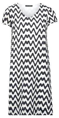Produktbild von Betty Barclay Collection (264) Kleid Kurz 1/2 Arm, Dark Blue/Cream 8813 8813 38