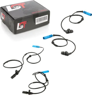 Produktbild von 4x ABS Sensor Raddrehzahlregler Set vorne hinten für BMW 7er E38 ab 09/1998