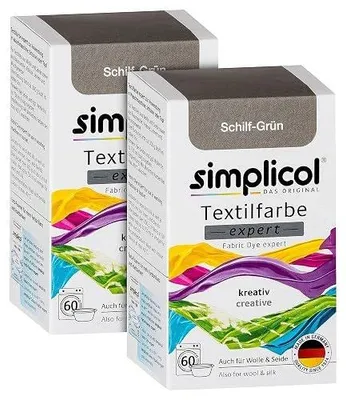 Zdjęcie produktu dla Barwnik do tkanin delfin szary 2 opakowania bawełna wełna jedwab