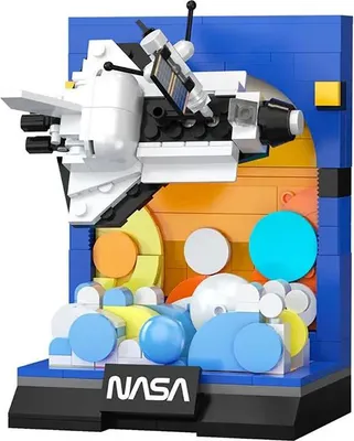Immagine prodotto di Mattoncini della NASA - Avventura spaziale con lo Shuttle! Progetta le tue missioni e scopri i misteri dell'universo con il set C56041 30482! Perfetto per i piccoli astronauti!