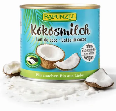 Obrázok produktu pre Rapunzel 347809, Kokos, 200 ml, 194 kcal, 802 kJ, 1,7 g, 19 g