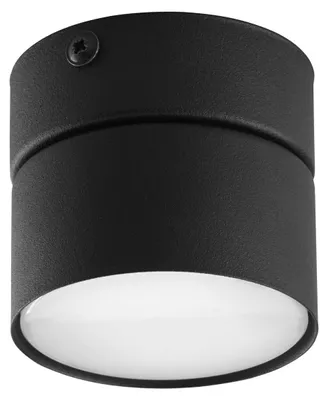 Obrázek produktu pro Stropní bodové svítidlo černé Ø 8 cm malé úzké GX53 kovové stropní svítidlo obývací pokoj předsíň kuchyně