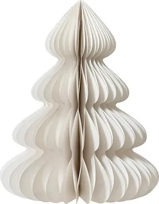 Zdjęcie produktu dla Decoris Papierowe drzewko z brokatem do powieszenia 72x90 cm beżowy beżowy jeden rozmiar