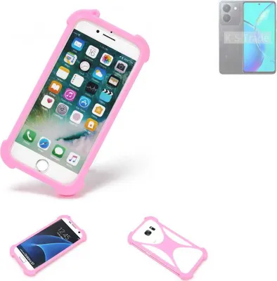 Produktbild von K-S-Trade Handy Hülle kompatibel mit Vivo Y36t Schutz Hülle Bumper Silikon Schutz Hülle Cover Case Silikoncase Silikonbumper TPU Softcase