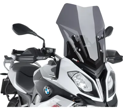 Zdjęcie produktu dla Przednia szyba turystyczna PUIG 7619F pasuje do BMW S1000 XR mocno przyciemniana