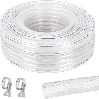 Produktbild von Saugschlauch 20 x 25 mm - PVC - transparent - flexibel für Wasser und Gas - ShopFlot