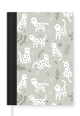 Obrázek produktu pro MuchoWow Zápisník Diář Rozpočet A5 Vzory - Leopard - Listy