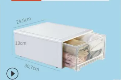 Produktbild von 360Home Schuhboxen transparent stapelbar Schuhaufbewahrung Box Schuhregal