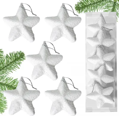 Produktbild von Tutumi Set Weihnachtsschmuck Kl-21X21 5Szt White