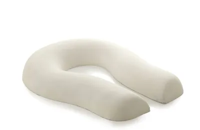 Productafbeelding van Moretti Memoryfoam kussen u vorm - Comfortabel ondersteunend - Blauw
