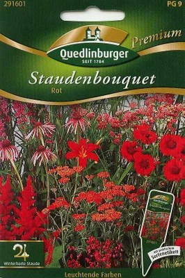 Produktbild von Quedlinburger Saatgut - Staudenbouquet rot - Samen - 291601