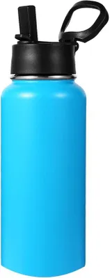 Produktbild von Isolierter Wasserflasche mit rostfreiem Stahldoppelwand Wasserflaschen - Sport - Reisen - Camping - Sportarten