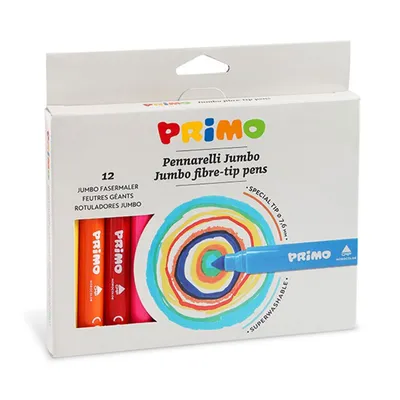 Produktbild von Primo 603JUMBO12 Filzstift Mehrfarbig 12 Stück(e)