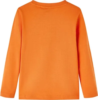 Produktbild von vidaXL Kinder-Langarmshirt Dunkelorange 116