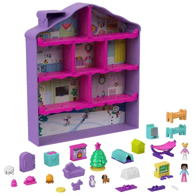 Zdjęcie produktu dla Polly Pocket HHX84, W kształcie domku, Wolnostojący, Wielobarwny