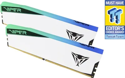 Two RAM modules are shown in a product shot.