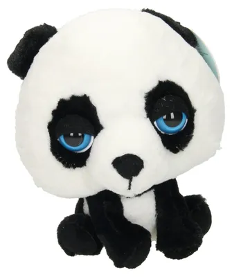 Image de Knuffel Big Head Pluche Panda, 21cm