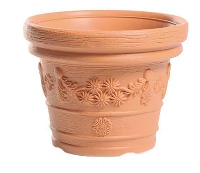 Obrázek produktu pro PROSPERPLAST DECORA DBDE Květináč, terakota Průměr: 39 cm