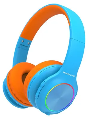 Obrázok produktu pre Stereo slúchadlá POWERLOCUS PLED MODRÁ/ORANŽOVÁ