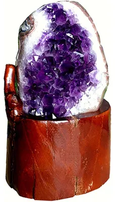 Productafbeelding van Amethist cluster, voorbeeldsteen voor decoratie in huis, ruwe kristalgeode, helende steen, Reiki-edelsteen, 500 gram
