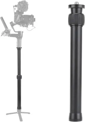 Produktbild von Verlängerbügel für Stativ - 2-teilige Verlängerstange mit 2 Abschnitten - verstellbar 25-41cm