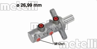 Produktbild von METELLI 05-0729 Bremszylinder Hauptbremszylinder für FIAT Ducato Kastenwagen (250, 290) Ducato Pritsche / Fahrgestell (250, 290) Ducato Bus (250, 290)
