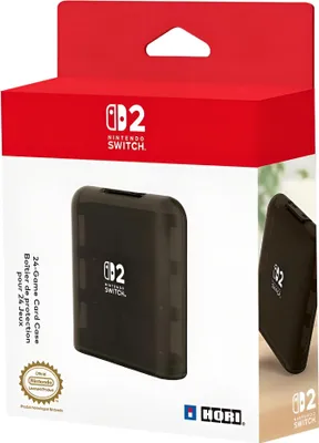 Produktbild von NSW2 Card Case (24) schwarz  HORI  auch Switch