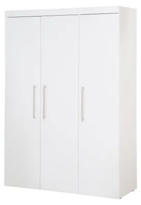 Produktbild von Kleiderschrank - 135 x 195 cm - 3 Türen - Weiß