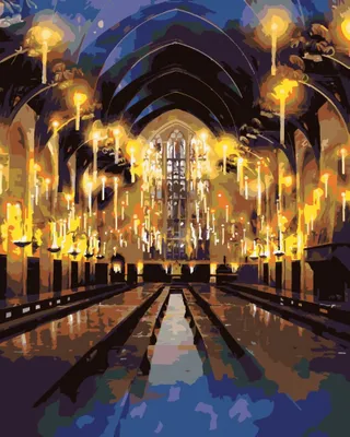 Immagine prodotto di Quadri a colori-Harry Potter Sala Grande 40x50 cm
