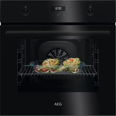 AEG AB14B Set Backofen BEK43511XB + Induktionskochfeld IBE6420SCB